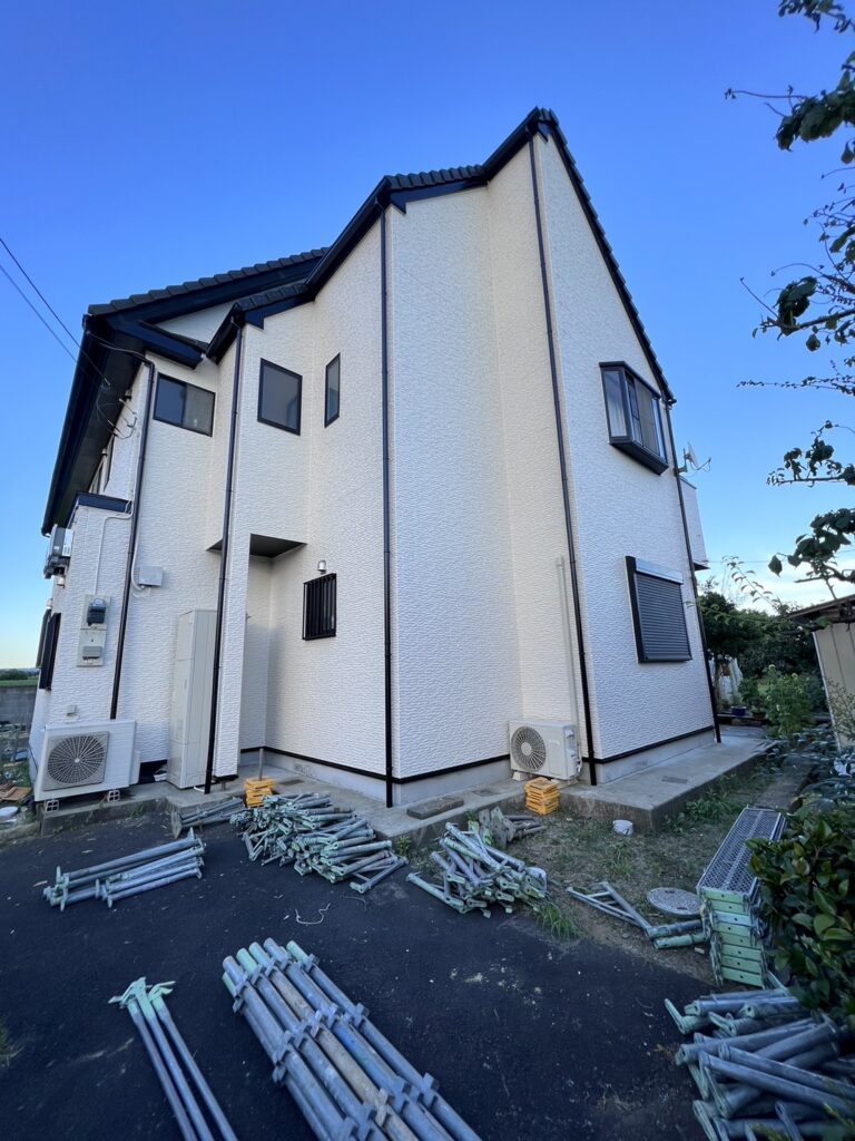 水戸市｜戸建て 外壁・ウッドデッキの塗装 リフォーム 施工事例