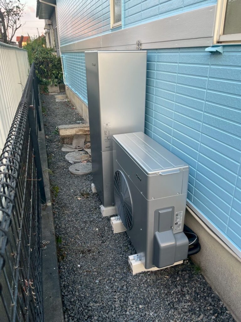 小美玉市｜ハイブリッド給湯器設置工事