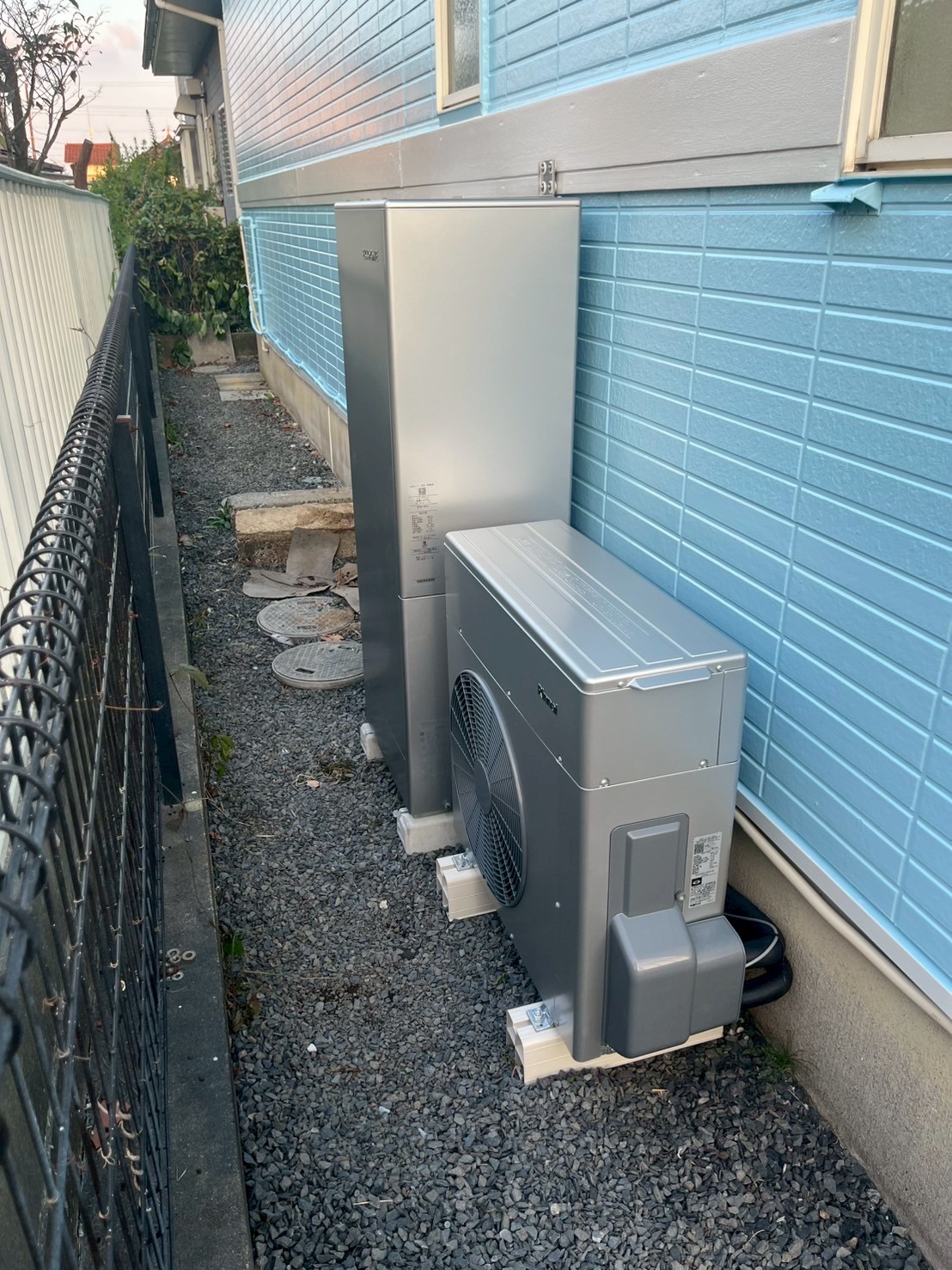 小美玉市｜ハイブリッド給湯器設置工事
