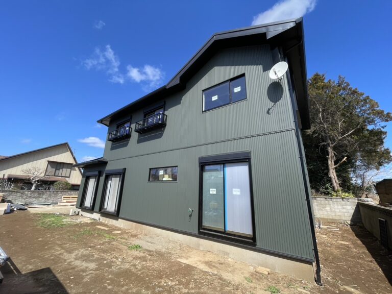 鹿嶋市｜二世帯住宅改装工事　外装工事