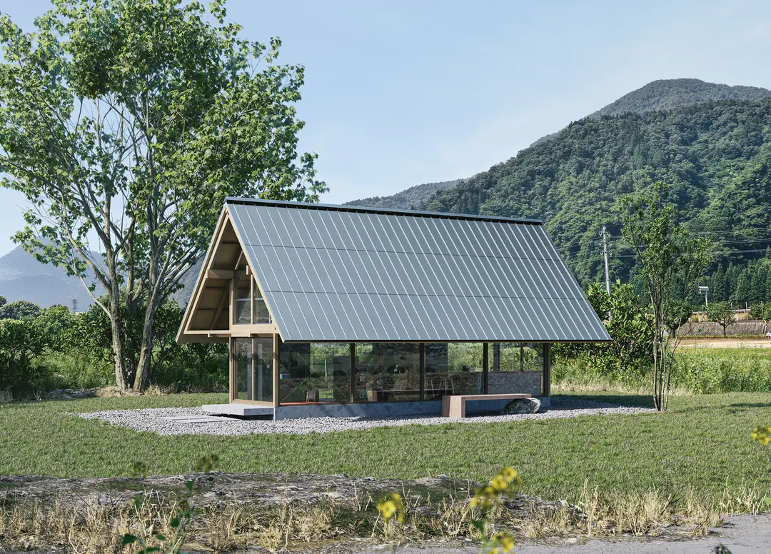 Monochrome Roof-1 屋根一体型太陽光